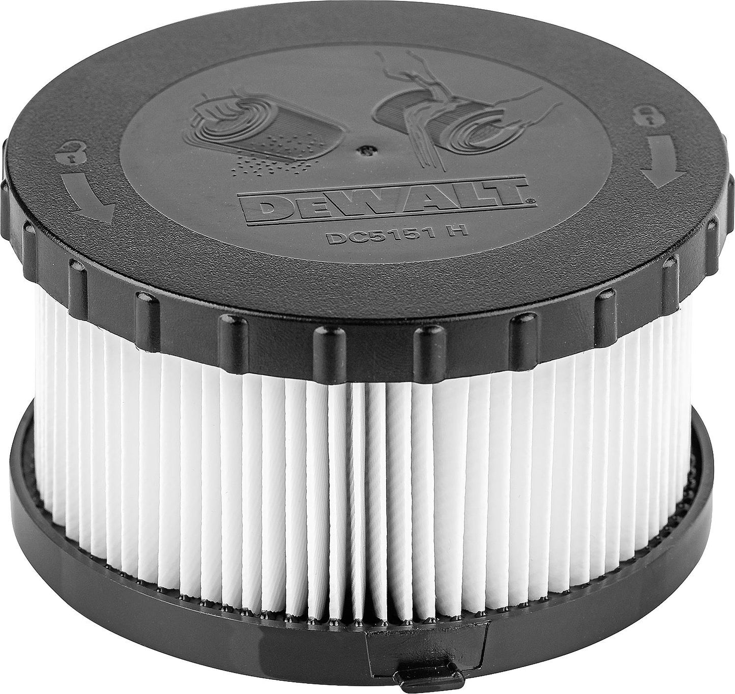 Replacement filter DeWALT DCV5861-XJ for 54V M-Class cordless vacuum cleaner, pack of 2