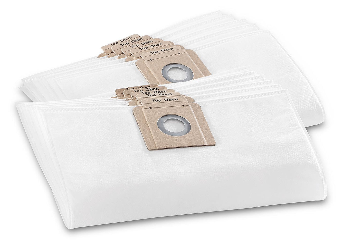 KÄRCHER fleece vacuum cleaner bags, pack of 10, suitable for T10/1