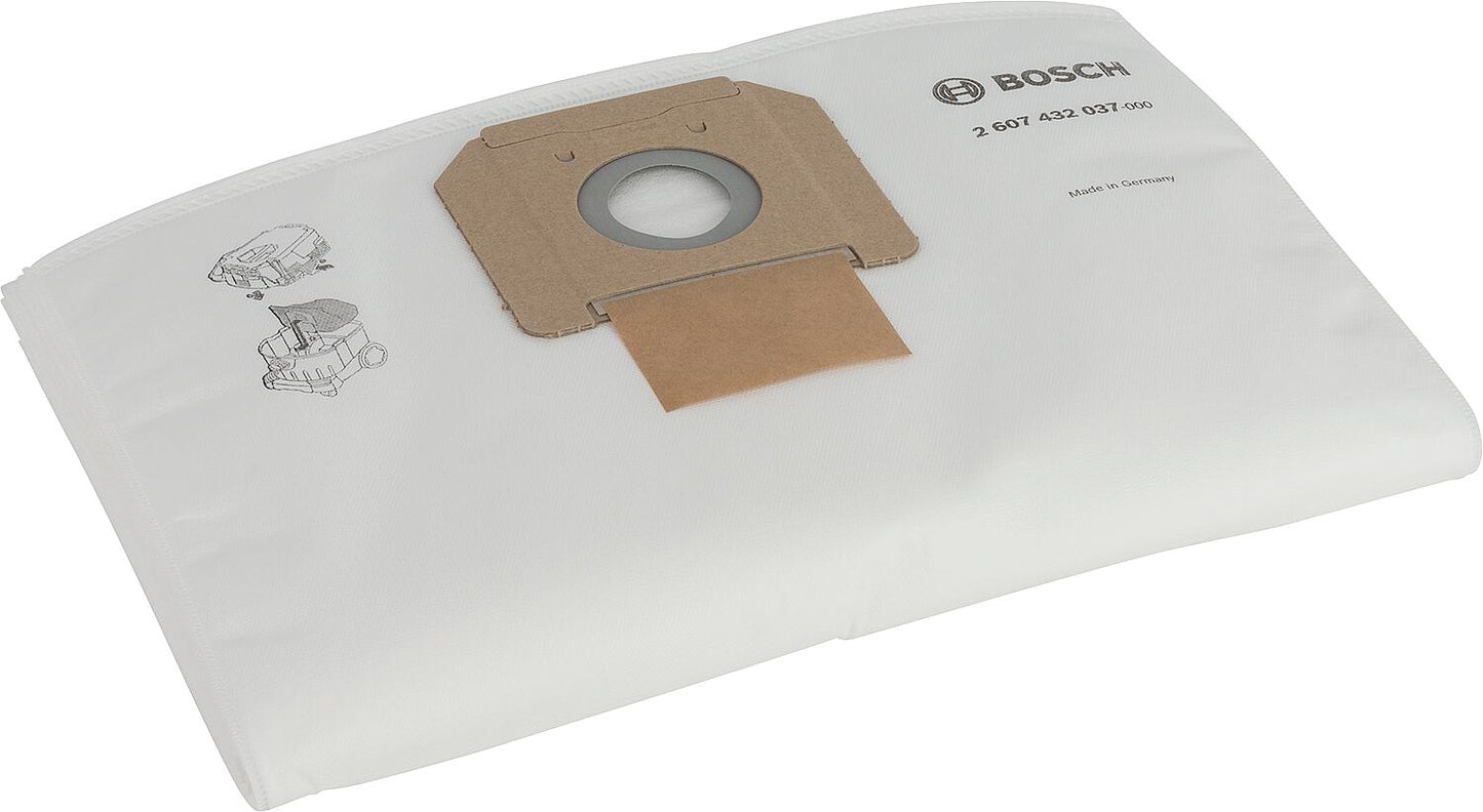 Sacs filtrants en polaire Bosch, compatibles avec le GAS 35 L, lot de 5