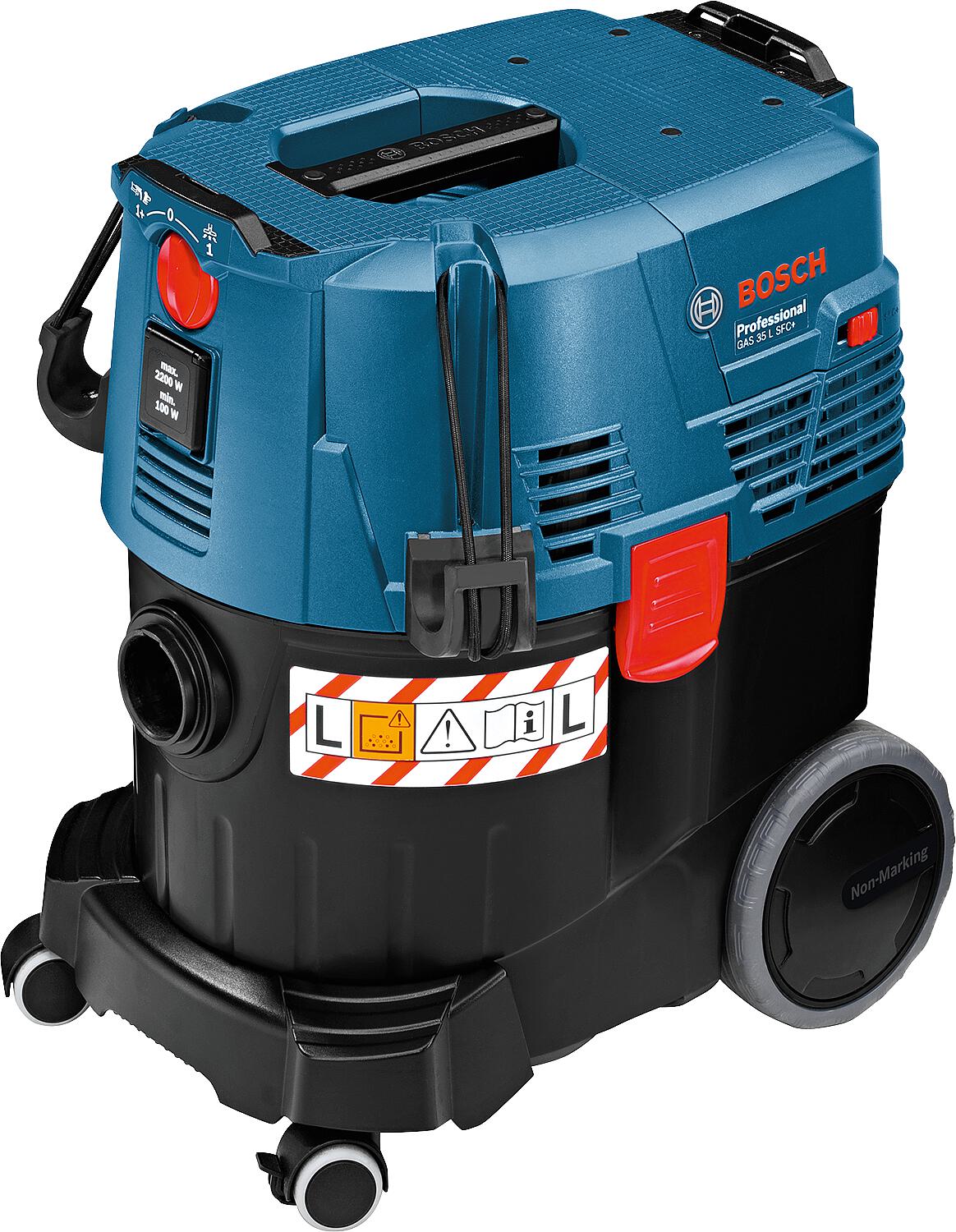 Aspirateur eau et poussière Bosch GAS 35 L SFC, 1200 W, avec un volume de cuve de 35 litres