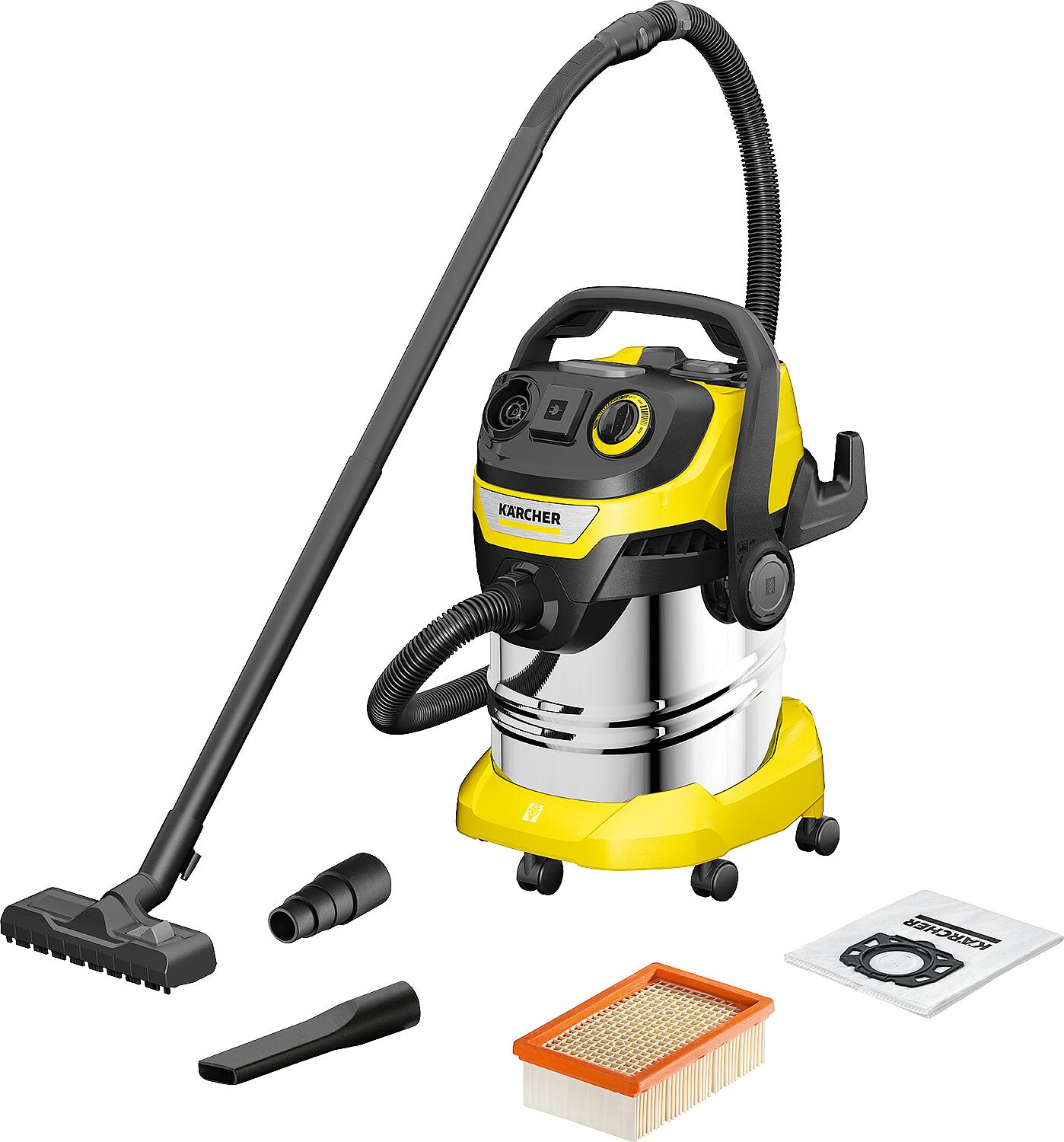 Kärcher WD 5 PS V-25/5/22 wet and dry vacuum cleaner with 25 l stainless steel container