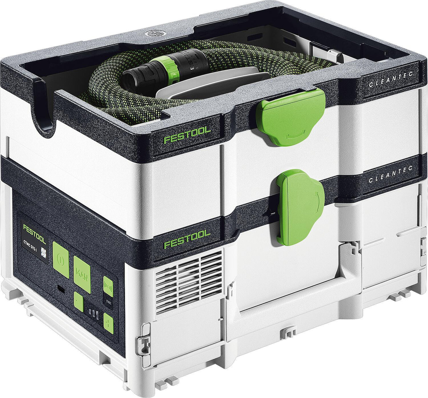 Aspirateur à poussière mobile sans fil CLEANTEC CTLC 2 x 18 V, classe L