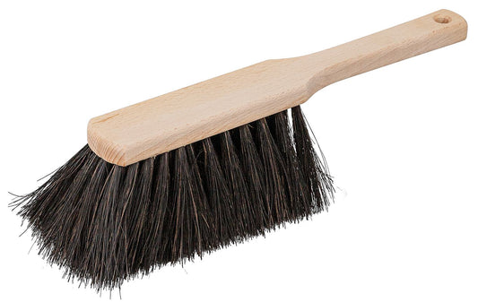 Hand brush, wood, 32 cm, raw, Arenga bristles