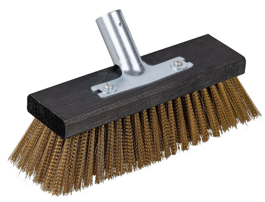 Brass broom, 22cm, long cut, 6 rows