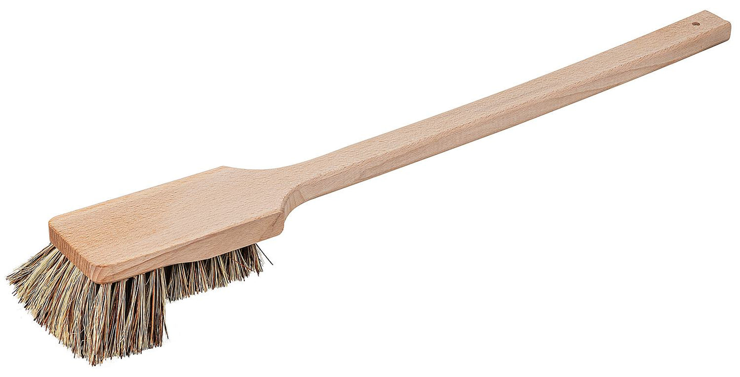 Brosses à manche en bois, longues, larges, de marque Union.