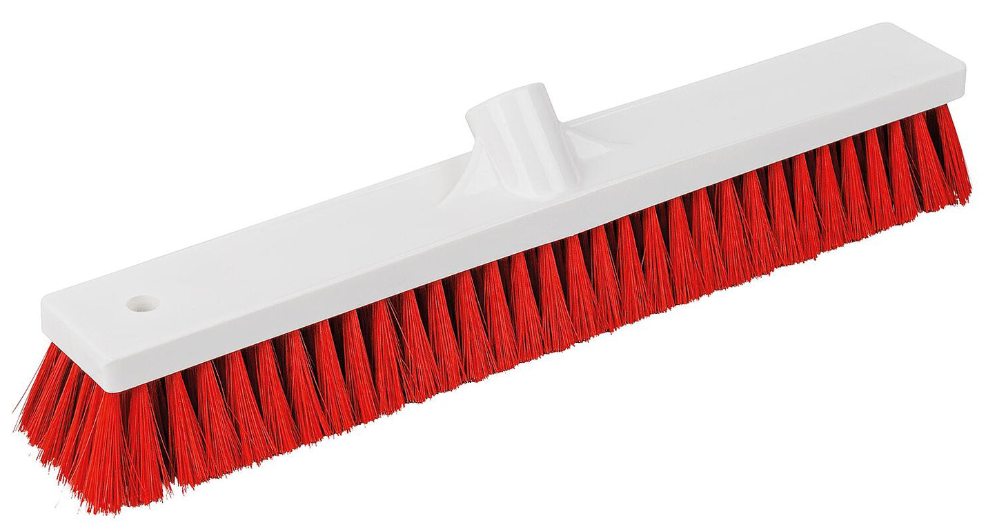 Hygiene broom, 60 cm, PBT, 0.25, red