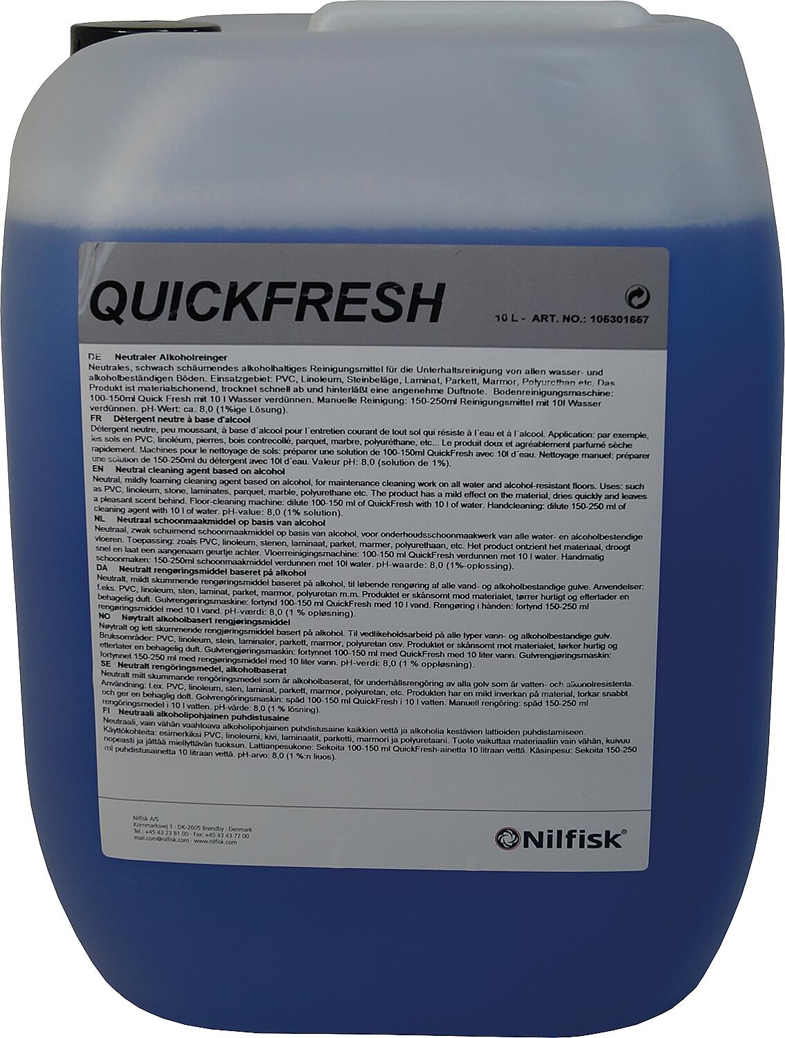 Floor cleaner Nilfisk Quick Fresh 10l 105301657