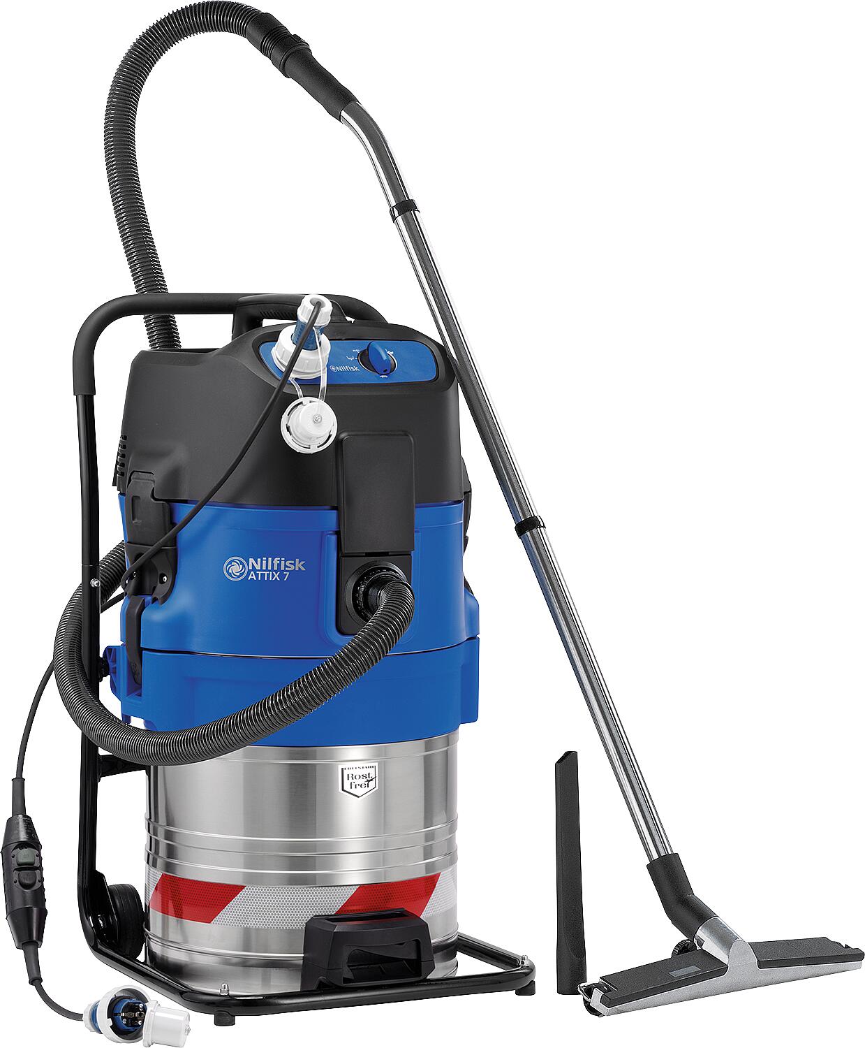 Flüssigkeitssauger Nilfisk Attix 751-71 MWF mit Pumpe, 70 l Edelstahlbehälter