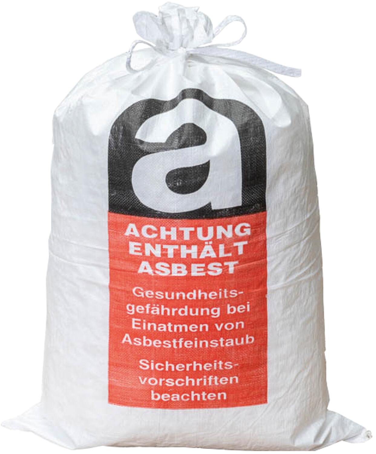 Sac tissé en amiante 700x1100mm enduit 167753 VPE=50 pièces.