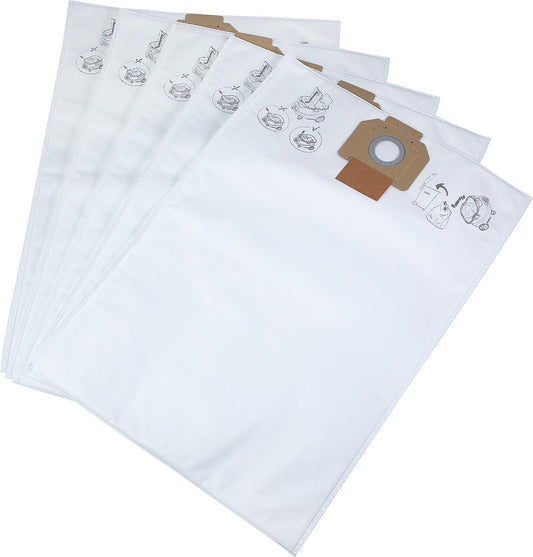 Sac filtrant en polaire Milwaukee, AS 30/42, paquet de 5, pour AS 30 LAC, AS 30 MAC, AS 42 MAC