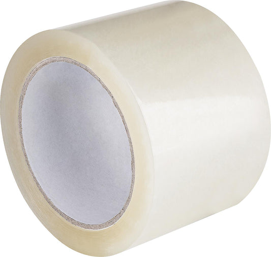 Packing tape PP transparent 75mm x 66m, 52my extra strong, 1 piece