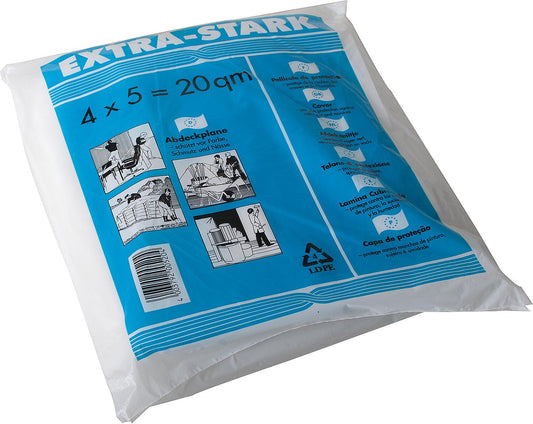 LDPE tarpaulin "Extra Strong" approx. 50 µm 4 x 5.0 m