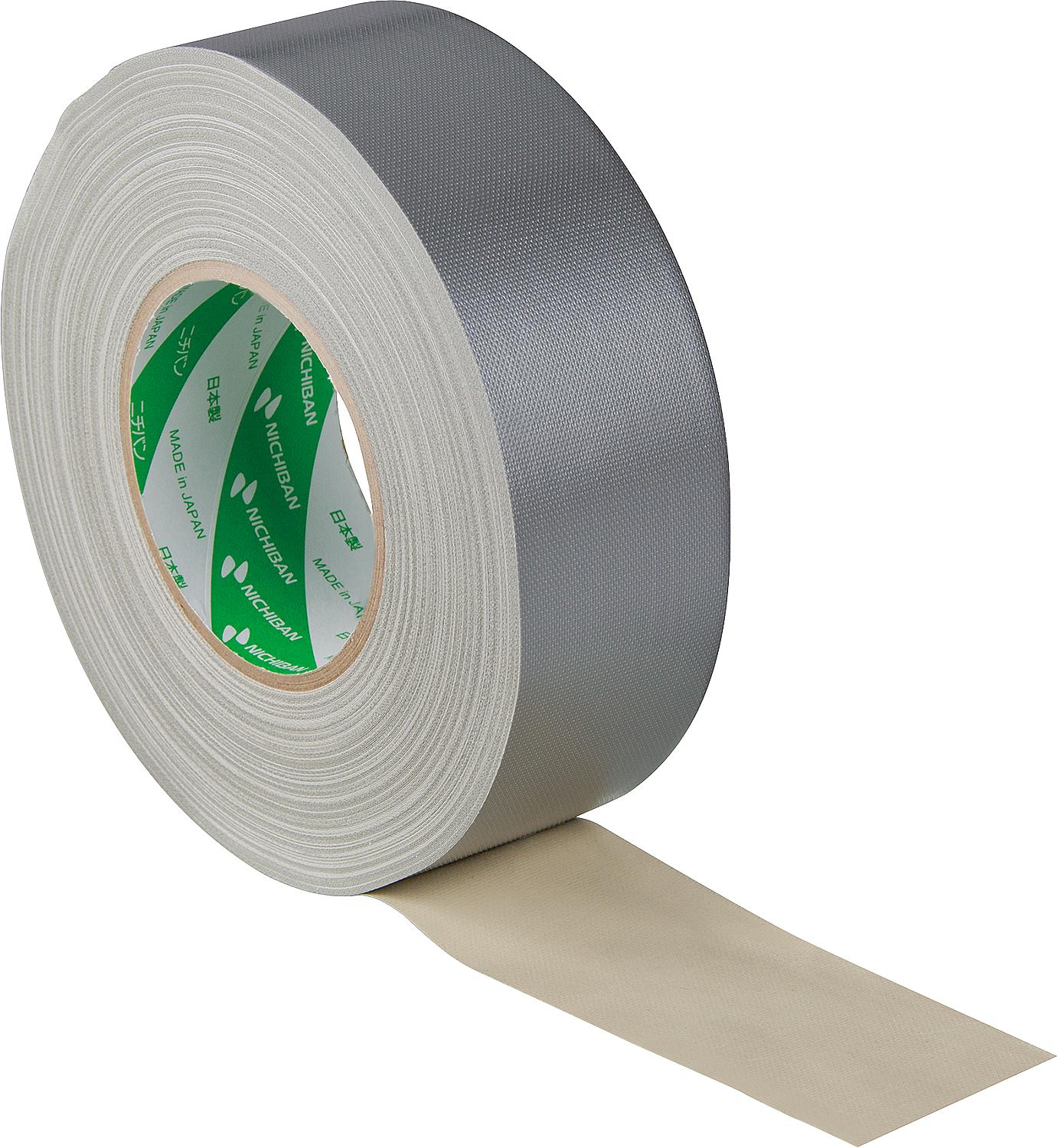 Premium NICHIBAN silver fabric adhesive tape (extra strong 300µm) 50mm x 50m