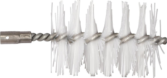 Boiler brush with M10 internal thread and cross bore, suitable for Buderus steel boilers, polyamide trans.