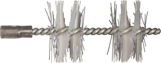 Boiler brush with M10 internal thread and 2 inserts, suitable for Buderus steel boilers, polyamide