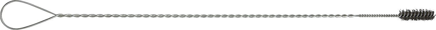 Trapezoidal boiler brush with eyelet, 100x52mm, cast steel wire, suitable for Buderus steel boilers