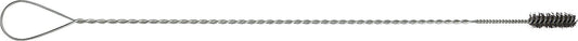 Trapezoidal boiler brush with eyelet, 100x52mm, cast steel wire, suitable for Buderus steel boilers