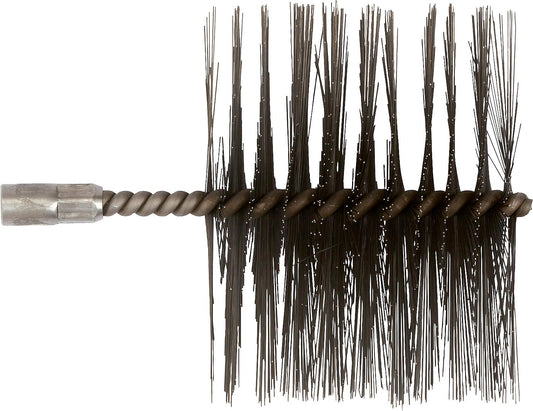 Boiler brush with M10 internal thread, cast steel wire, suitable for Buderus cast iron boilers