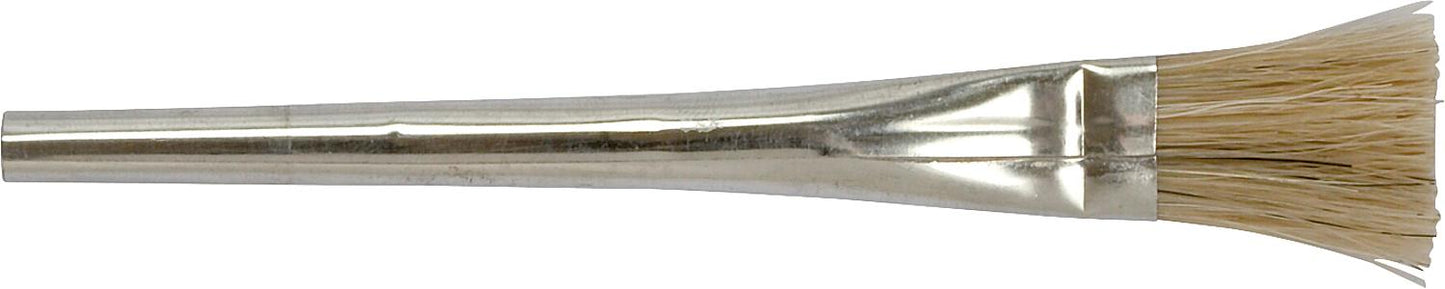 Brush with metal shaft and natural bristles, 15mm wide