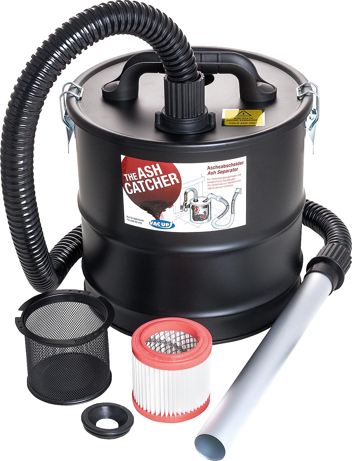 Séparateur de cendres 20 l avec tuyau d'aspiration de 1,4 m