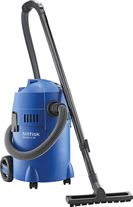 Aspirateur eau et poussière Nilfisk ALTO Buddy II 18 avec réservoir en plastique de 18 litres