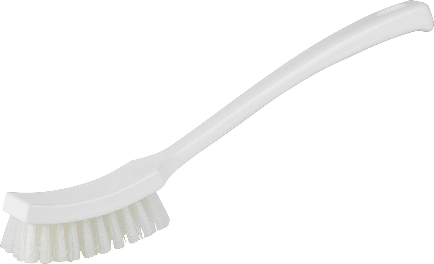 Hygiene brush with PBT fibers, total length 400mm