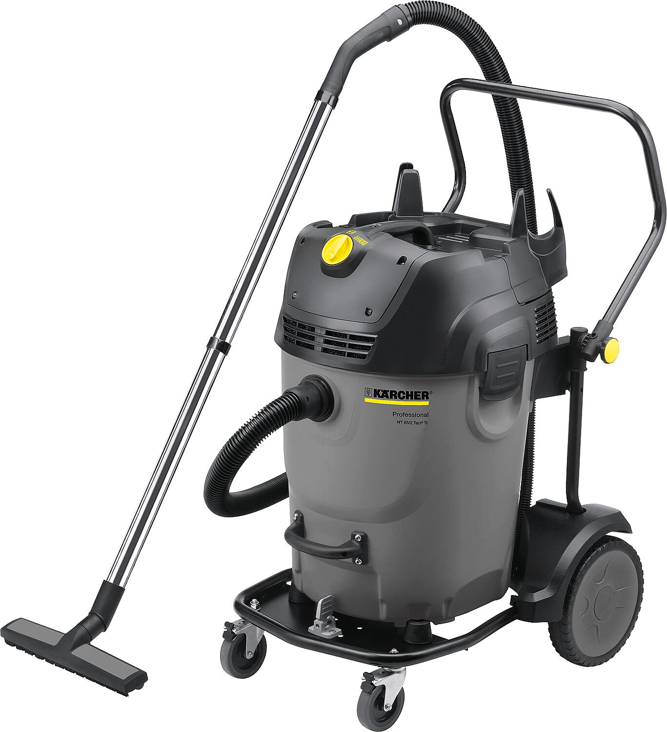 Aspirateur eau et poussière NT 65/2 TACT² TC avec réservoir en plastique de 65 L
