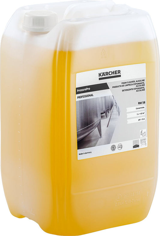 Nettoyant moussant alcalin RM 58, 20 litres
