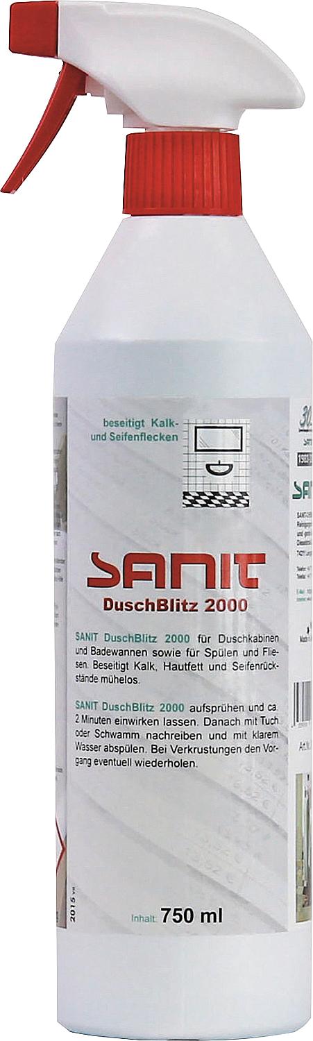 SANIT DuschBlitz 2000 shower cubicle cleaner, 750ml hand sprayer