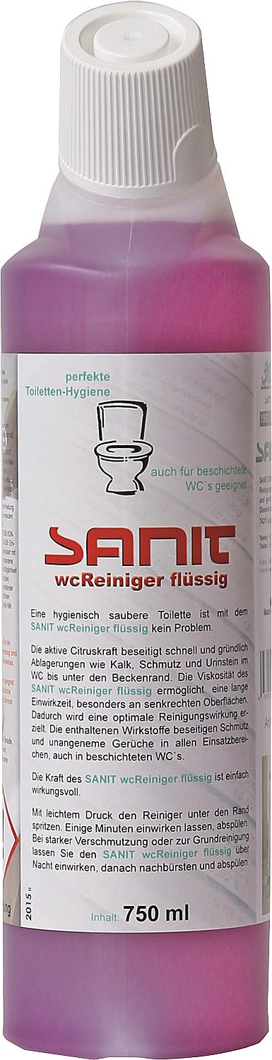 Sanit liquid toilet cleaner 750ml Art. No.: 3053