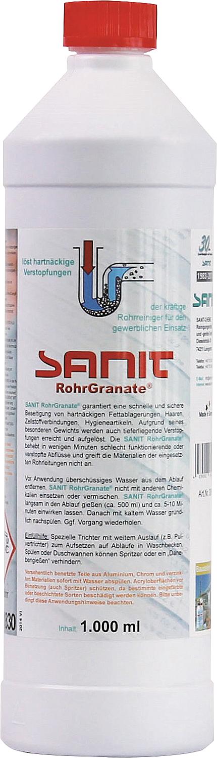 Rohrreiniger SANIT-CHEMIE RohrGranate 1l Flasche