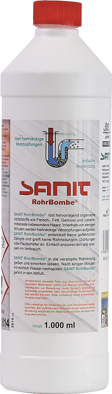 Sanit-Chemie Pipe Bomb drain cleaner, 1 liter bottle
