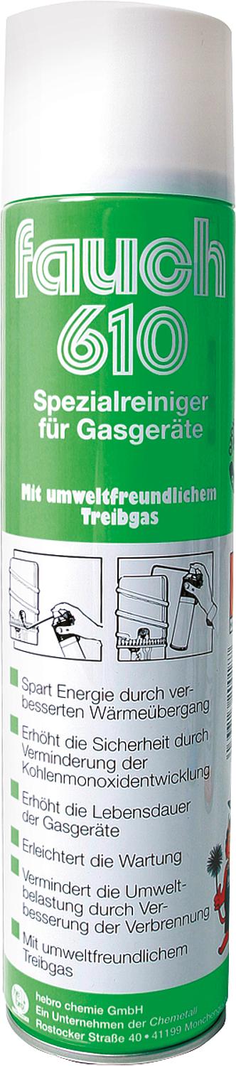 Spezialreiniger für Gasgeräte (R 290) FAUCH 610, 600ml Sprühdose