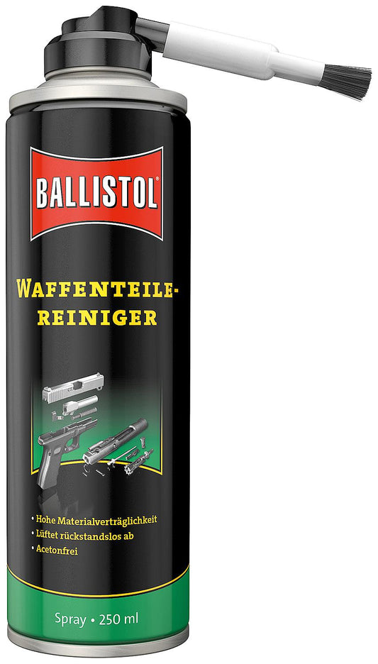 Waffenteilereiniger BALLISTOL mit Aufsteckpinsel, 250ml Sprühdose