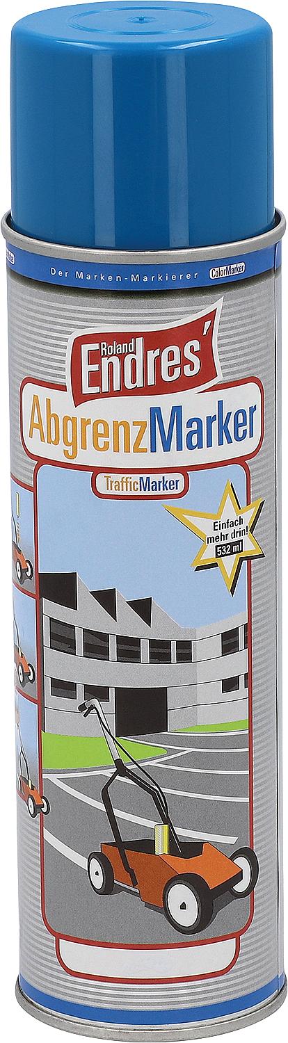 Spray de marquage Roland Endres, borne de délimitation