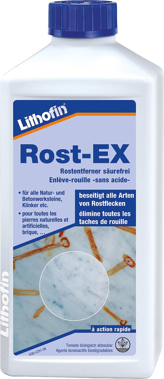 LITHOFIN ROST-EX Rust Remover - acid-free -, 500 ml bottle