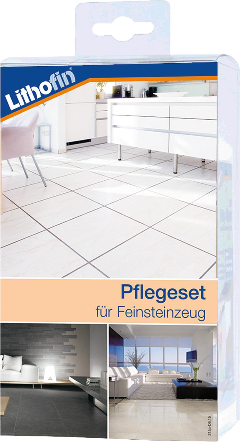 LITHOFIN cleaning set for porcelain stoneware (2-piece: KF Intensive Cleaner &amp; KF Care Cleaner), 1 set