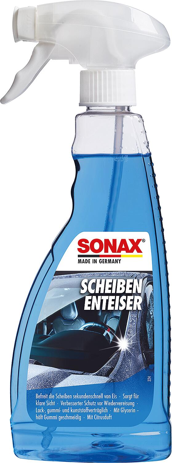 Dégivrant pour pare-brise SONAX au parfum d'agrumes, vaporisateur manuel de 500 ml