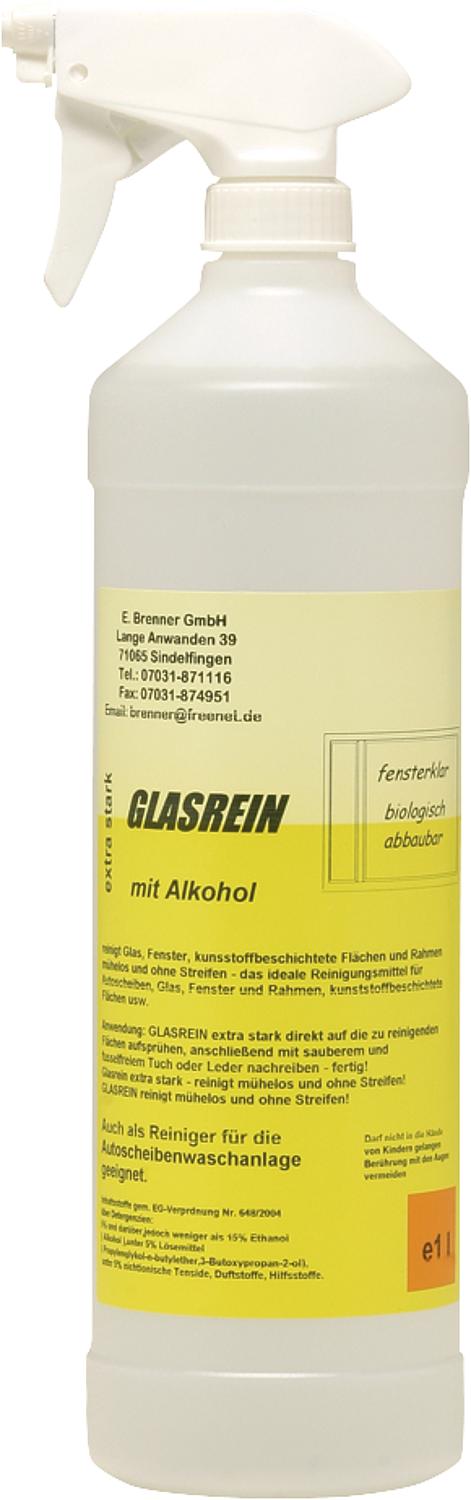 Glass cleaner GLASREIN extra strong 1 l hand sprayer