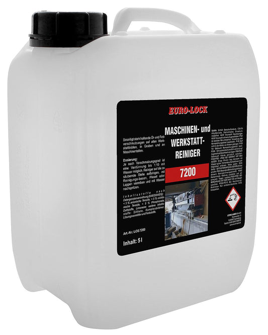Machine and workshop cleaner (concentrate) EURO-LOCK LOS 7200 5l canister