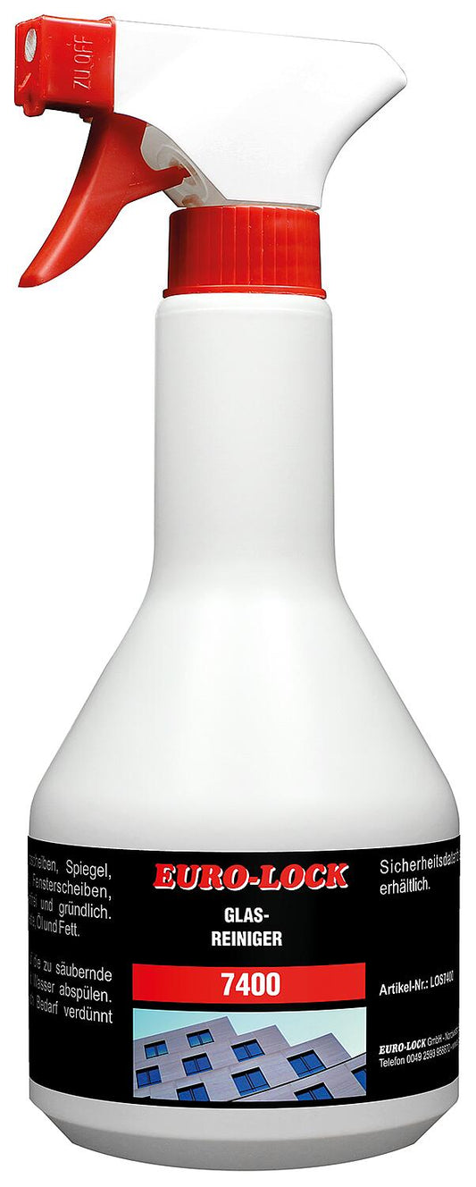 EURO-LOCK LOS 7400 glass cleaner, 500ml pump sprayer