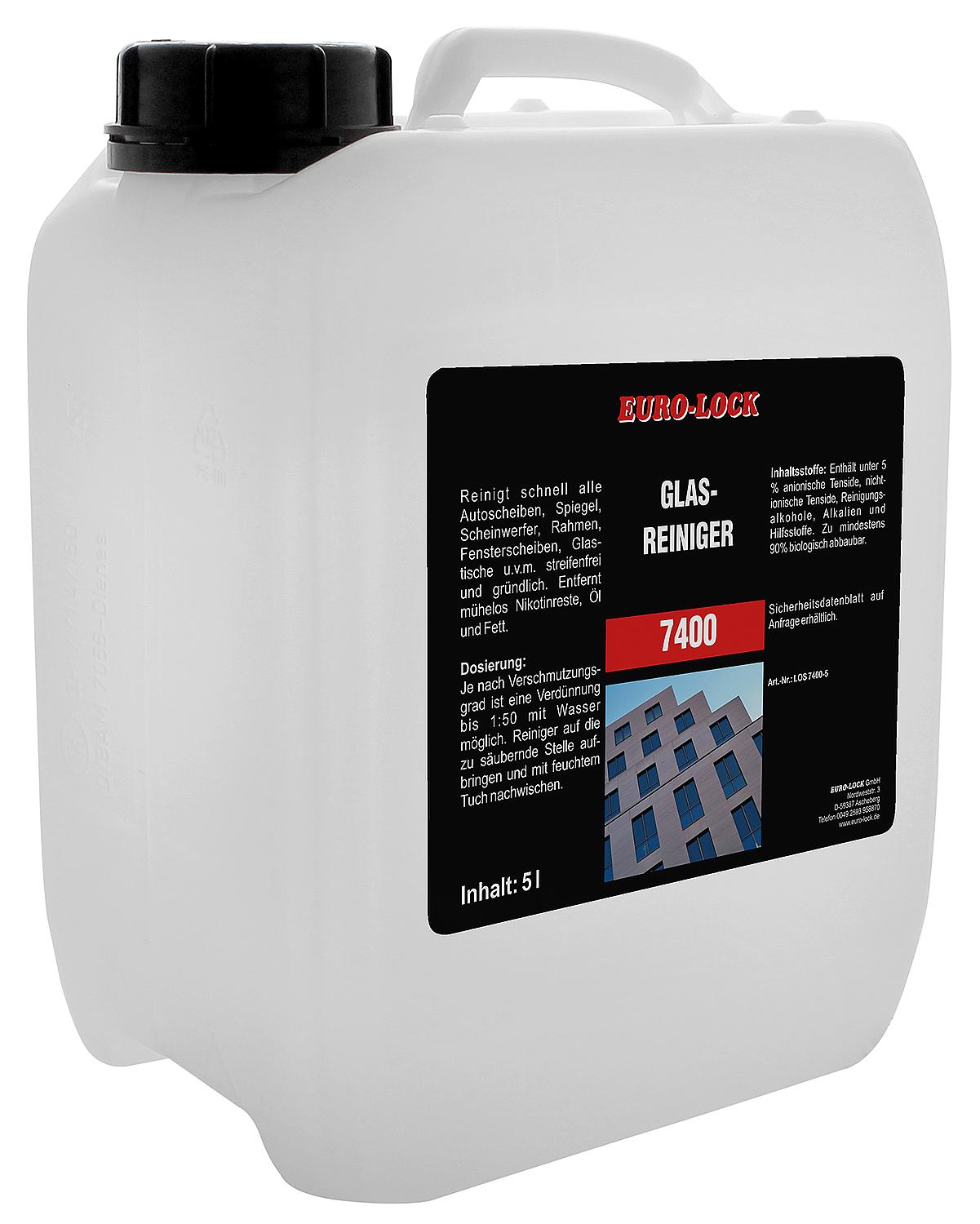 EURO-LOCK LOS 7400 glass cleaner, 500ml pump sprayer
