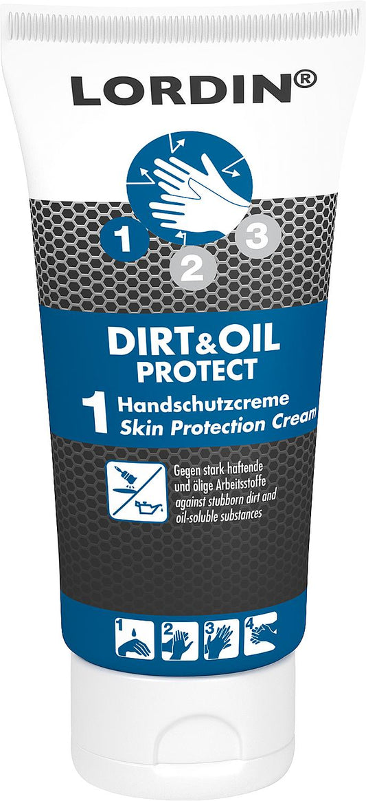 Crème protectrice pour les mains, détachante et anti-salissures LORDIN® Dirt & Oil Protect
