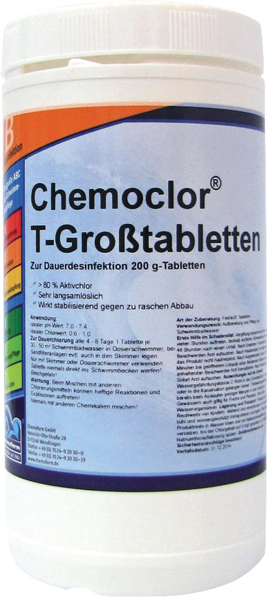 Chemoclor-T large tablets CHEMOFORM 1kg can