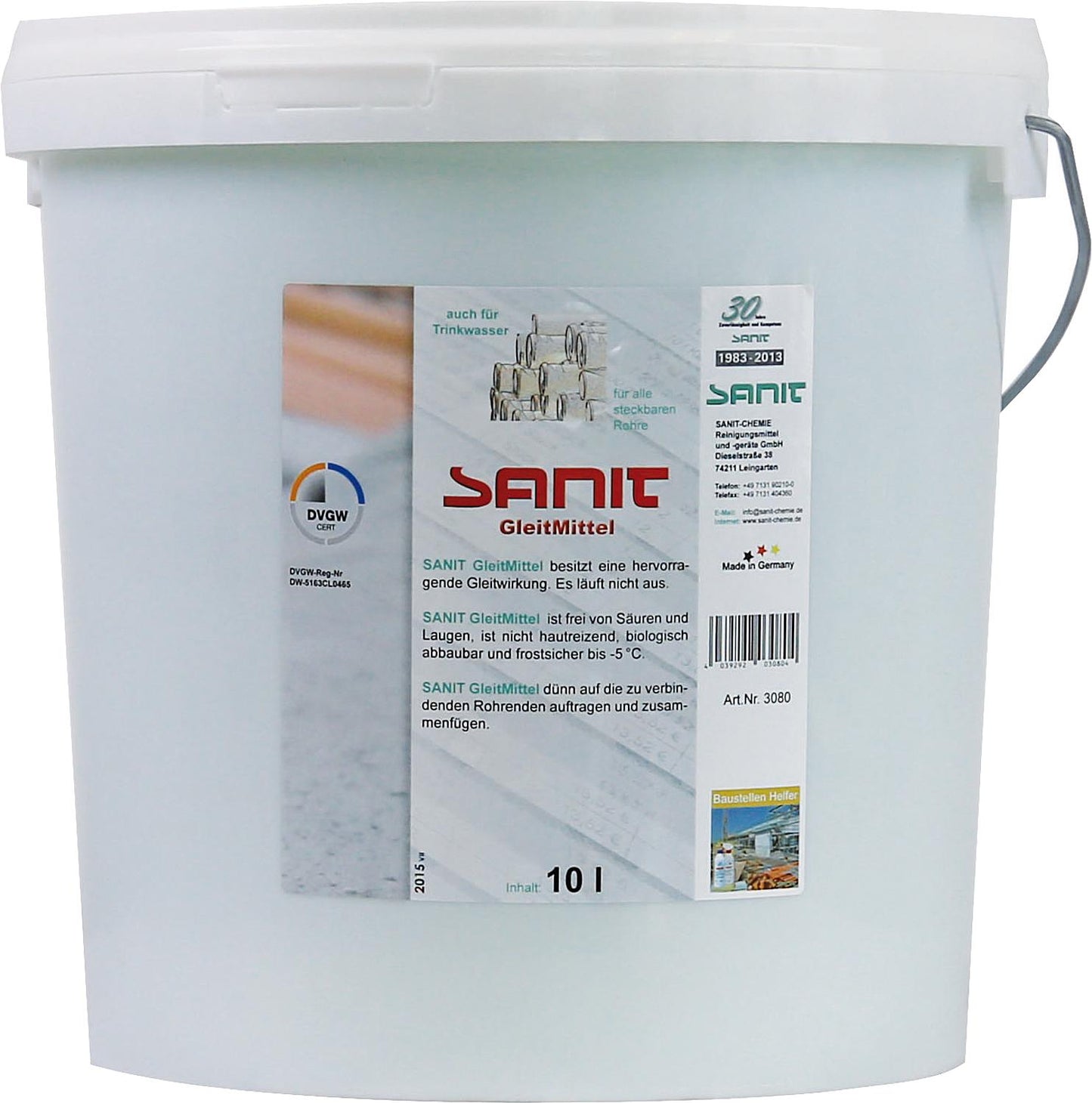 DVGW SANIT-CHEMIE lubricant, 250ml bottle