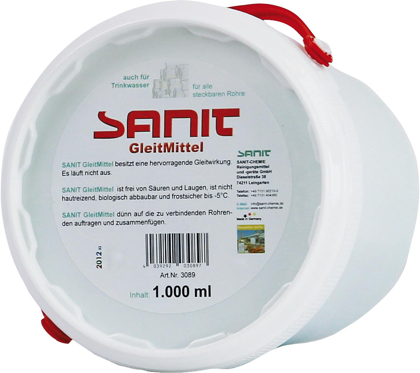 DVGW SANIT-CHEMIE lubricant, 250ml bottle