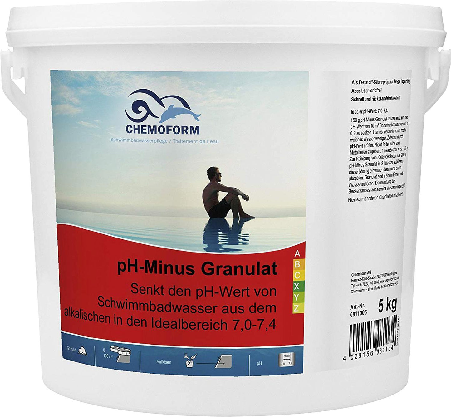 pH-Regulator-Minus Granulat CHEMOFORM 1,5kg Dose