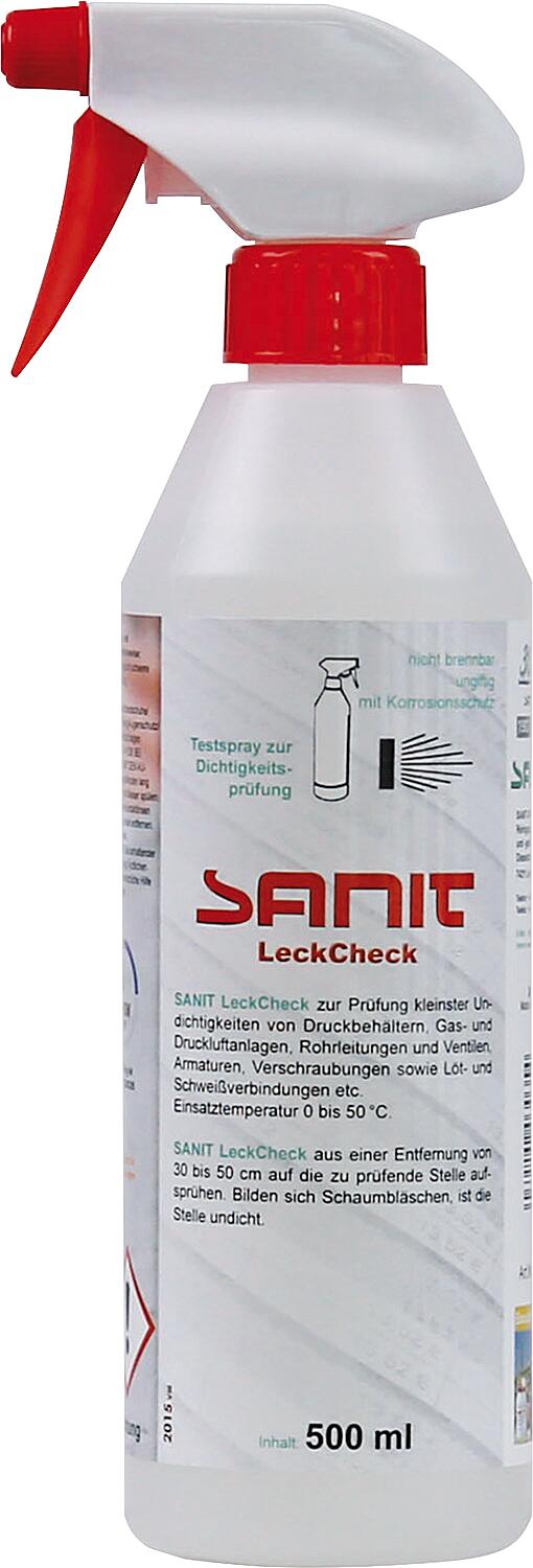 Leak detector (DVGW) SANIT LeakCheck 5l canister