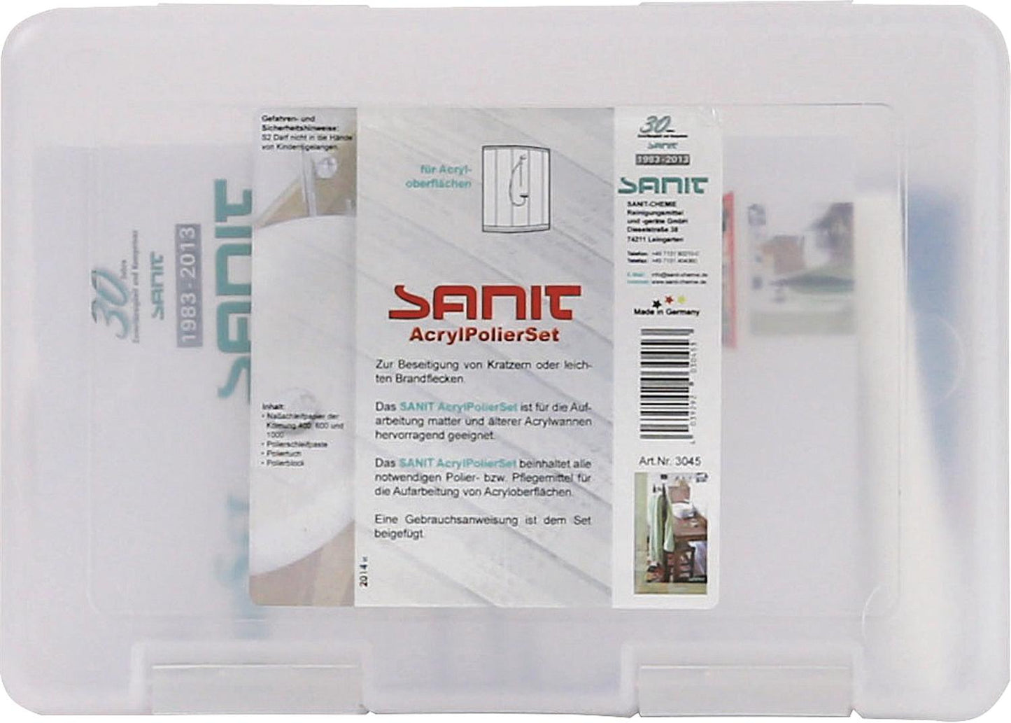 SANIT Acrylic Polishing Set 1 Box