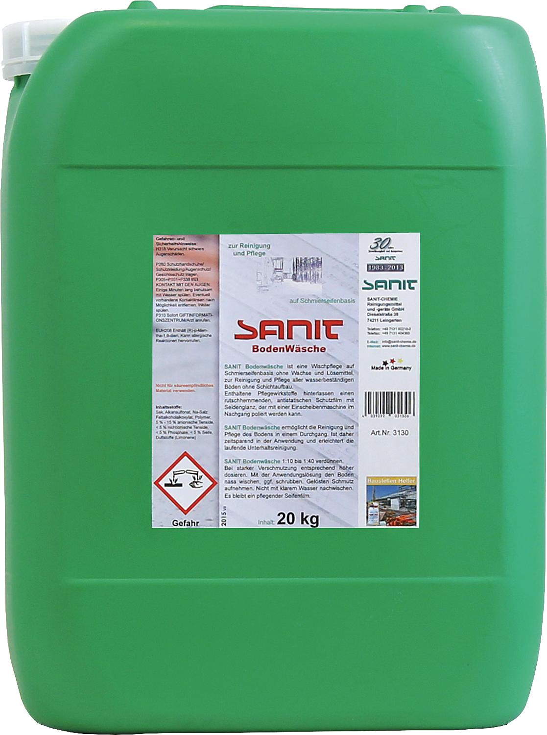 Nettoyant pour sols SANIT, bidon de 10 L